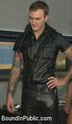 Kink Men 'BIP crew infiltrates Bond-Con and makes straight stud take tons of cock!' starring Cameron Kincade (Photo 11)