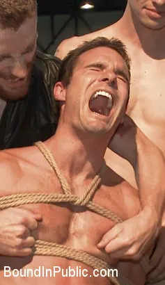 Kink Men 'BIP crew infiltrates Bond-Con and makes straight stud take tons of cock!' starring Cameron Kincade (Photo 16)