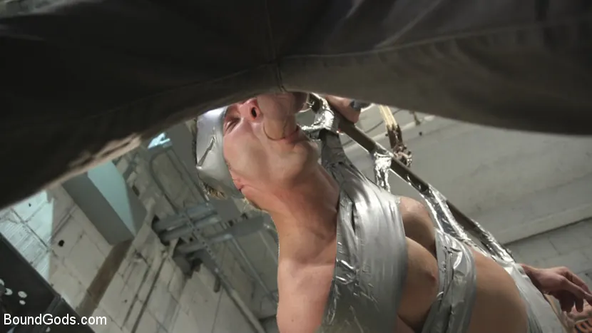 Kink Men 'Hot Muscular Convict Torments His Duct-Taped Captive' starring Cameron Kincade (Photo 6)