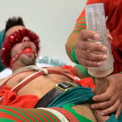 Casey Everett in 'Kink Men' Impish Little Elves: Casey Everett Edged by Santa and his Lil Helper (Thumbnail 5)
