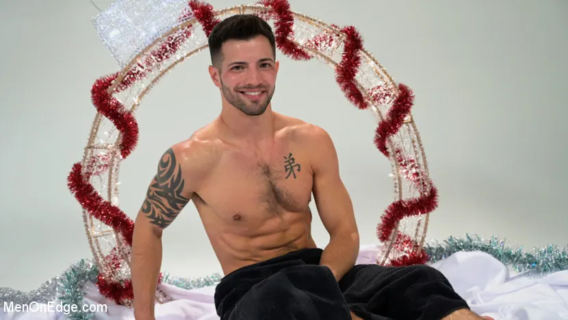 Kink Men 'Impish Little Elves: Casey Everett Edged by Santa and his Lil Helper' starring Casey Everett (Photo 20)