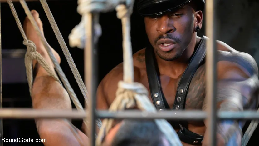 Kink Men 'Rat in a Cage: Chance Summerlin Serves Leather Muscle God Max Konnor' starring Chance Summerlin (Photo 16)