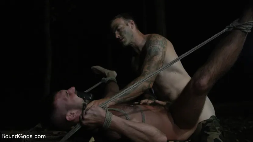 Kink Men 'Wild Country: Hiker is Kidnapped, Bound, Fucked by Woods Survivalist' starring Chris Harder (Photo 5)