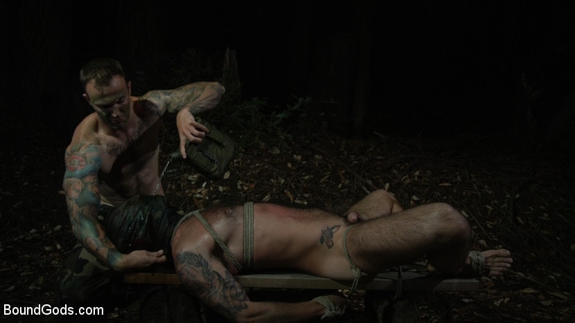 Kink Men 'Wild Country: Hiker is Kidnapped, Bound, Fucked by Woods Survivalist' starring Chris Harder (Photo 13)