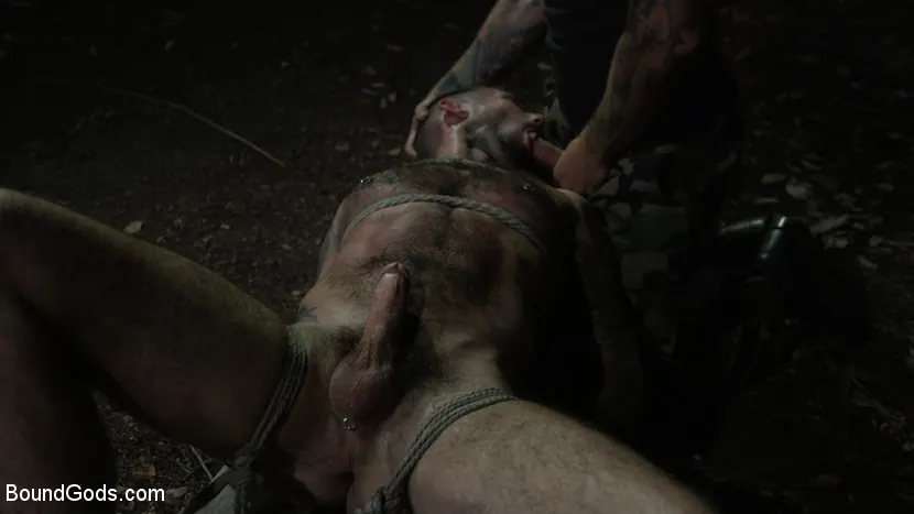 Kink Men 'Wild Country: Hiker is Kidnapped, Bound, Fucked by Woods Survivalist' starring Chris Harder (Photo 15)