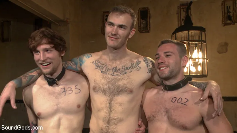 Kink Men 'Bound Gods Live: New House Slaves Tested by the Kink Olympics' starring Christian Wilde (Photo 2)