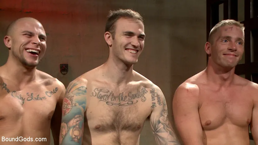 Kink Men 'Newcomer vs Veteran - Slaves Compete to Satisfy Their Masters' starring Christian Wilde (Photo 15)