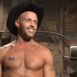 Coby Mitchell in 'Kink Men' Hot cowboy tied up for the first time and shoots a load onto his face! (Thumbnail 11)