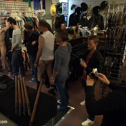 Cody Allen in 'Kink Men' 19 year old stud with a giant cock gets used and humiliated in public (Thumbnail 1)