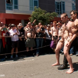Cody Allen in 'Kink Men' - Naked, Tied up, Zippered, Humiliated in Public (Thumbnail 24)
