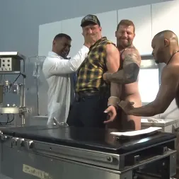 Colby Jansen in 'Kink Men' American Gangbang: Pierce Paris Restrained and Fucked RAW (Thumbnail 15)