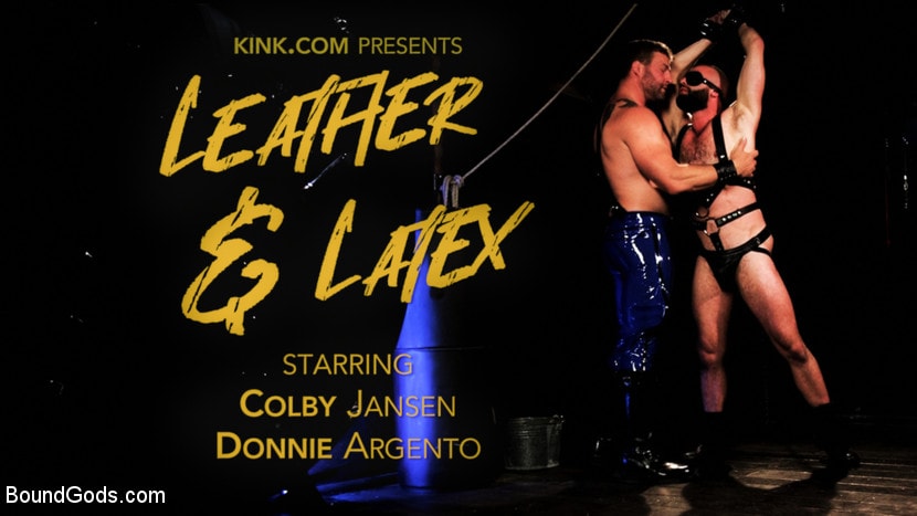 Kink Men 'Leather and Latex: Muscle Stud Colby Jansen Dominates Donnie Argento' starring Colby Jansen (Photo 1)