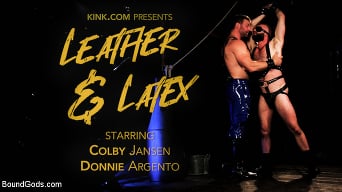 Colby Jansen in 'Leather and Latex: Muscle Stud Colby Jansen Dominates Donnie Argento'