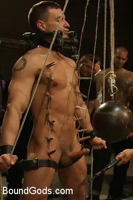 Kink Men 'BONUS UPDATE FROM BOUND IN PUBLIC Adam Knox gets caught in a cum fest' starring Cole Streets (Photo 3)