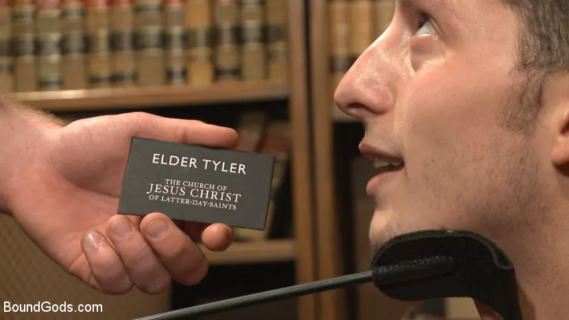 Kink Men 'Hot Mormon Jock Fucked in Bondage to Prove His Devotion to the Church' starring Connor Maguire (Photo 1)