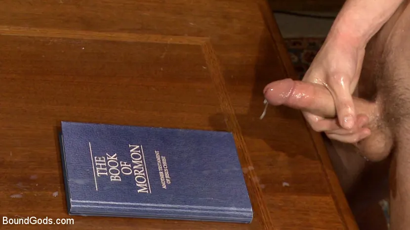 Kink Men 'Hot Mormon Jock Fucked in Bondage to Prove His Devotion to the Church' starring Connor Maguire (Photo 13)