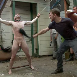Connor Maguire in 'Kink Men' Lazy employee abused and humiliated by coworkers at Stompers Boots (Thumbnail 11)