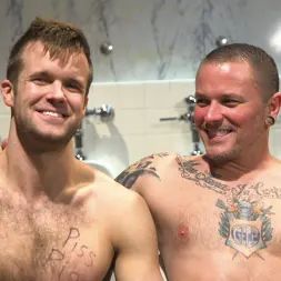 Connor Patricks in 'Kink Men' Hung stud finds a dirty bathroom pig to worship his giant cock (Thumbnail 12)
