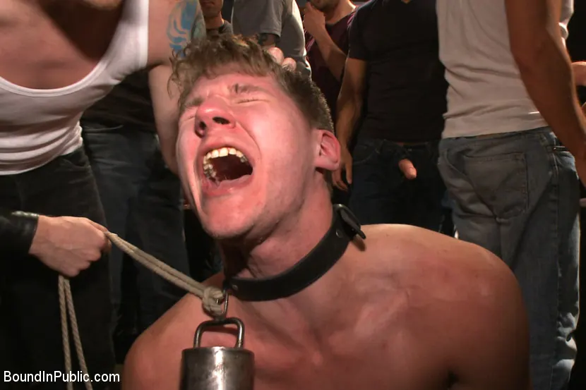 Kink Men 'Bound whore gang fucked like an animal in a packed bar' starring Dakota Wolfe (Photo 2)