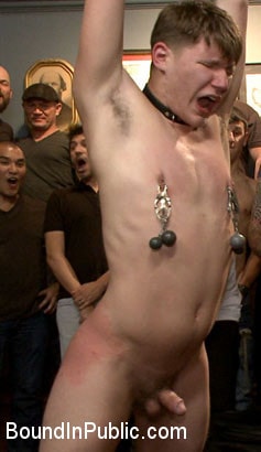 Kink Men 'Bound whore gang fucked like an animal in a packed bar' starring Dakota Wolfe (Photo 10)