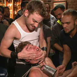 Dakota Wolfe in 'Kink Men' Bound whore gang fucked like an animal in a packed bar (Thumbnail 16)