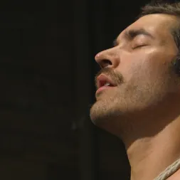 Dale Cooper in 'Kink Men' Hot leather stud with a fat cock gets edged (Thumbnail 3)