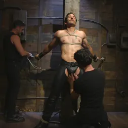 Dale Cooper in 'Kink Men' Hot leather stud with a fat cock gets edged (Thumbnail 5)