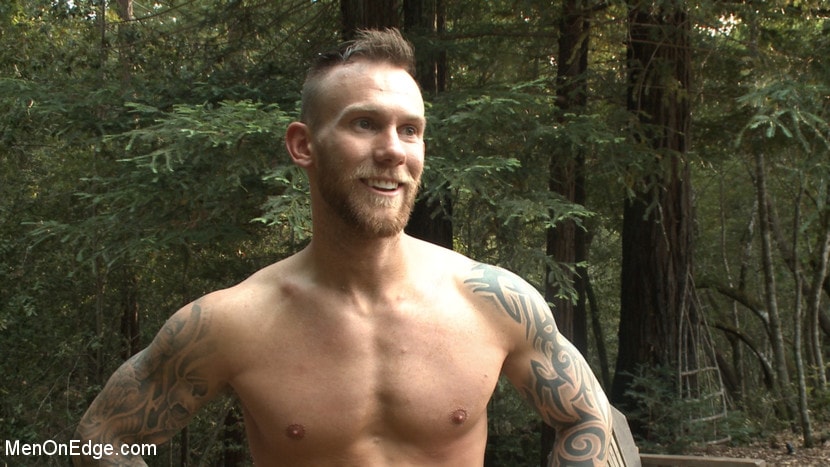 Kink Men 'Ripped stud with a big cock carjacked and edged in the wilderness' starring Damien Michaels (Photo 16)
