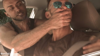 Damien Michaels in 'Ripped stud with a big cock carjacked and edged in the wilderness'