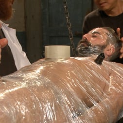 Dean Brody in 'Kink Men' Health Inspectors Violate and Mummify a Hot Piece of Meat (Thumbnail 9)