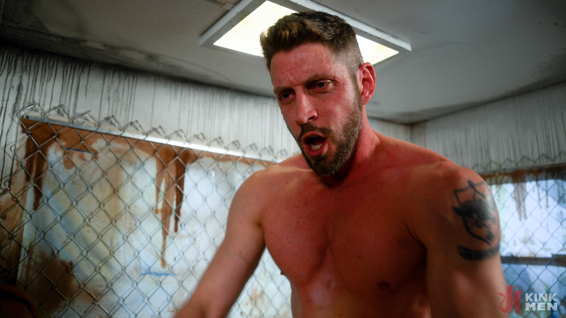 Kink Men 'Backwoods Butt Bandit: Johnny Ford Takes Derek Kage Rough!' starring Derek Kage (Photo 24)