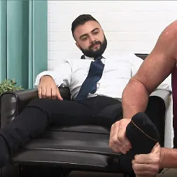 Dev Michaels in 'Kink Men' Gabriel's Feet and Socks Worshiped (Thumbnail 2)