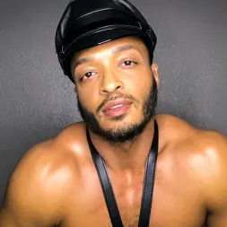 Dillon Diaz in 'Kink Men' Dillon Diaz: Uses Leather Gloves to Stretch His Hole and Milk His Cock (Thumbnail 1)