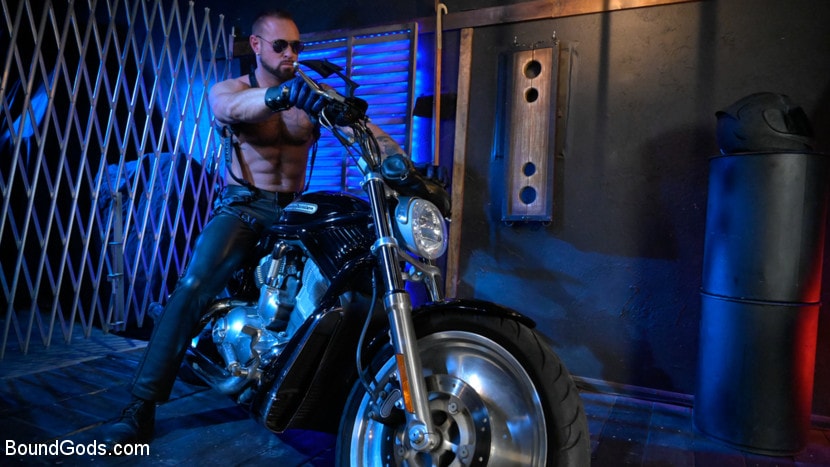 Kink Men 'Rode Hard: Dillon Diaz Dominated On Michael Roman's Motorcycle' starring Dillon Diaz (Photo 2)