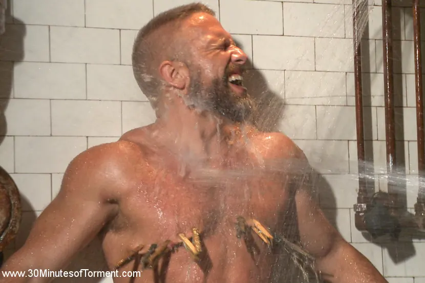 Kink Men 'Muscled hunk Dirk Caber relentlessly tormented and his ass violated' starring Dirk Caber (Photo 5)