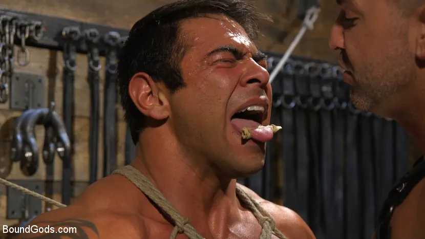 Kink Men 'Bodybuilder Draven Navarro Takes Pain, Extreme CBT, and Gets Fucked' starring Dominic Pacifico (Photo 13)