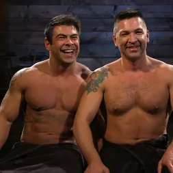 Dominic Pacifico in 'Kink Men' Bodybuilder Draven Navarro Takes Pain, Extreme CBT, and Gets Fucked (Thumbnail 22)