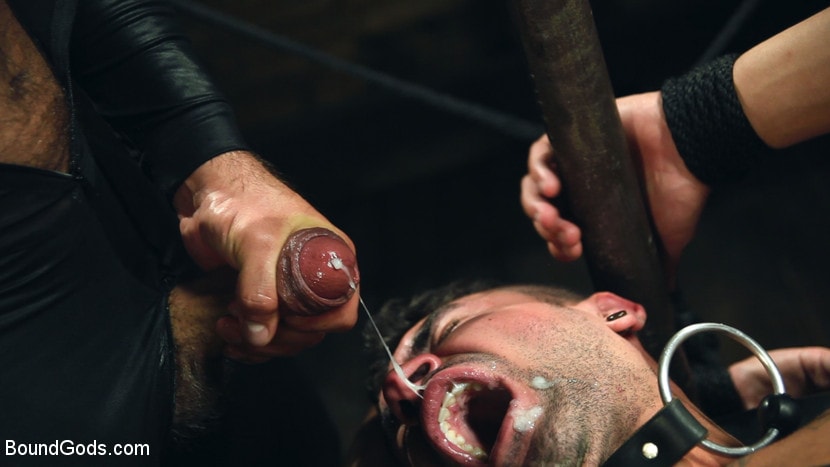 Kink Men 'Bronze Submissive God Ian Greene gets Brutally Beaten and Fucked Senseless by Hung Stud' starring Dominic Pacifico (Photo 14)
