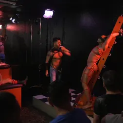 Dominic Pacifico in 'Kink Men' New meat Alson Caramel fisted and fucked for HustlaBall! (Thumbnail 10)