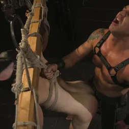 Dominic Pacifico in 'Kink Men' Pretty boy Zak Bishop gets trained by Master Pacifico (Thumbnail 1)