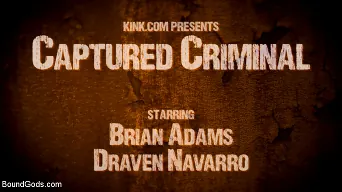 Draven Navarro in 'Captured Criminal: Hard Working Stud Gags and Punishes Wanted Thief'