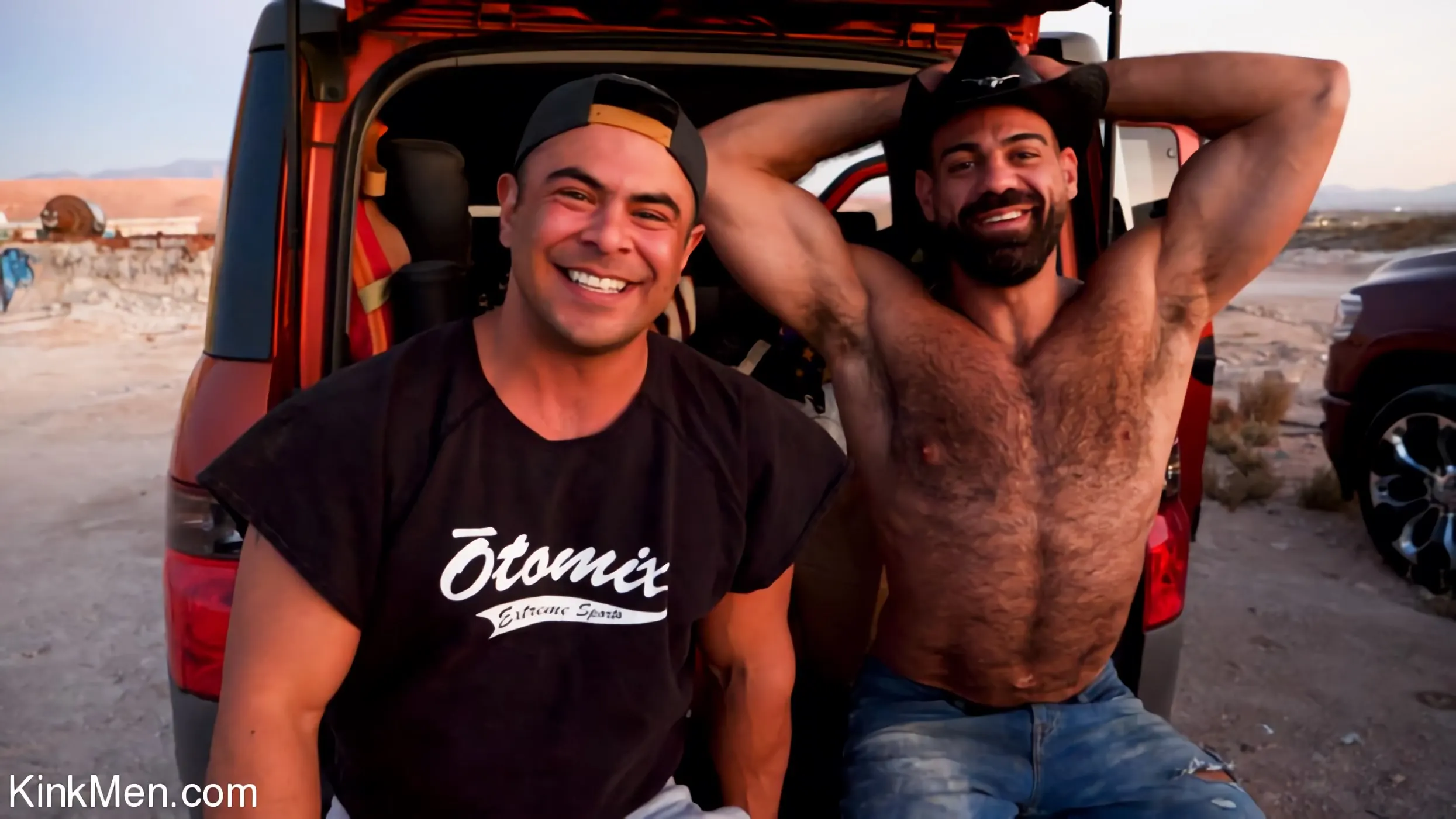 Kink Men 'Desert Captive: Ricky Larkin Fucks Draven Navarro Raw' starring Draven Navarro (Photo 19)