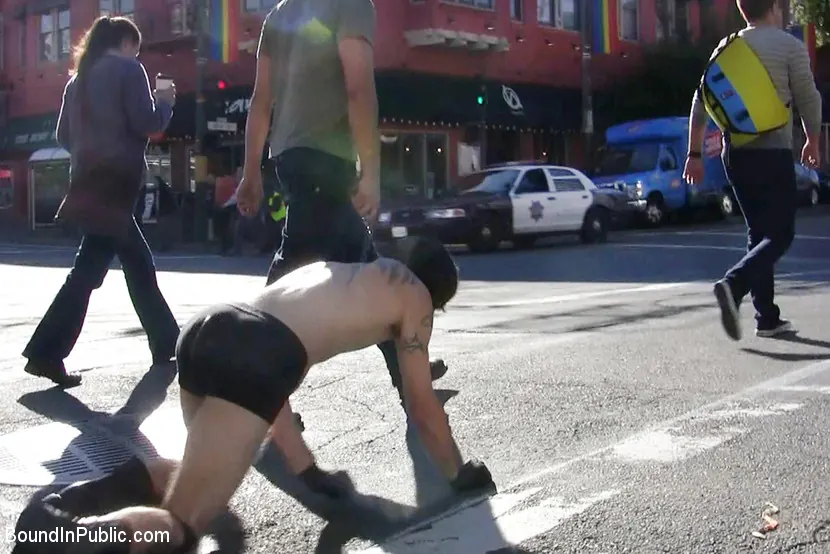 Kink Men 'Shaved and fucked in a busy barbershop' starring Dylan Deap (Photo 11)