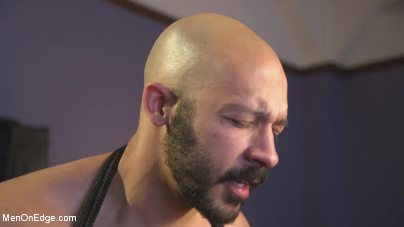 Kink Men '9 in cock edged in mid-air and has the cum drained from his aching balls' starring Dylan Strokes (Photo 11)