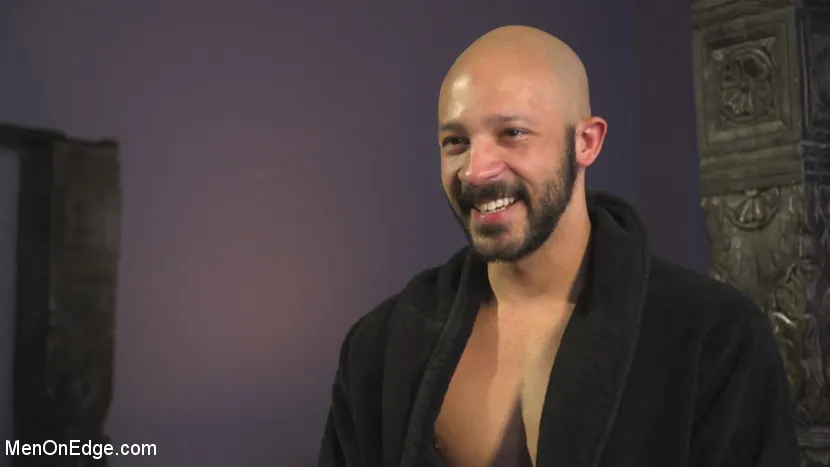 Kink Men '9 in cock edged in mid-air and has the cum drained from his aching balls' starring Dylan Strokes (Photo 15)