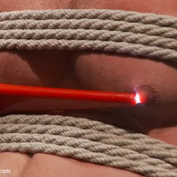 Dylan Strokes in 'Kink Men' Muscled mechanic, bound, fucked from both ends, and doused with cum (Thumbnail 2)