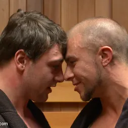 Eli Hunter in 'Kink Men' Top Cock: Hot Studs Eli Hunter and Scott Harbor Take it to the Mat (Thumbnail 1)