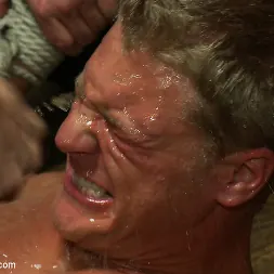 Gavin Waters in 'Kink Men' Blond Muscle Stud Blindfolded, flogged, humiliated and fucked in (Thumbnail 2)