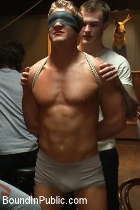 Kink Men 'Blond Muscle Stud Blindfolded, flogged, humiliated and fucked in' starring Gavin Waters (Photo 11)