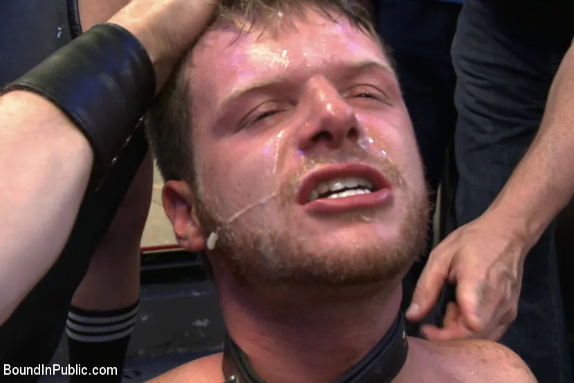 Kink Men 'Naked stud bound, beaten and humiliated at Dore Alley Street Fair' starring Hayden Richards (Photo 8)